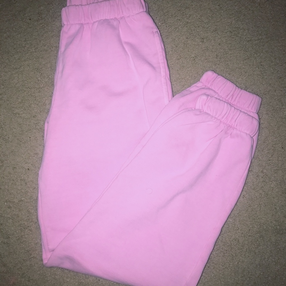 Rare Brandy melville bubblegum pink rosa sweatpant